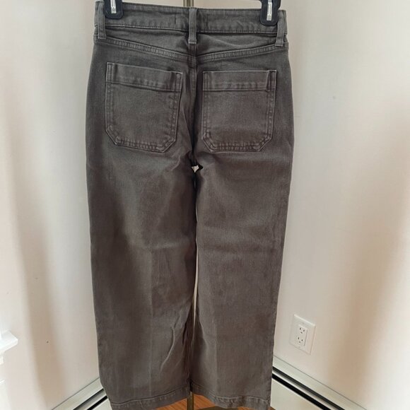 JBD Just Black Denim Utility Wide Leg Olive Size 24 - Picture 5 of 6